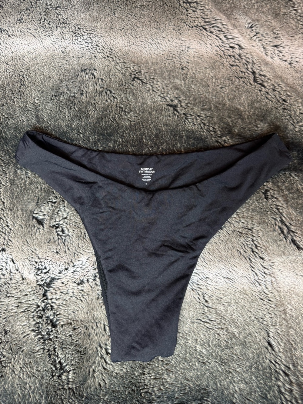 Monday Swimwear Black High-Cut Bikini Bottoms - BYRON